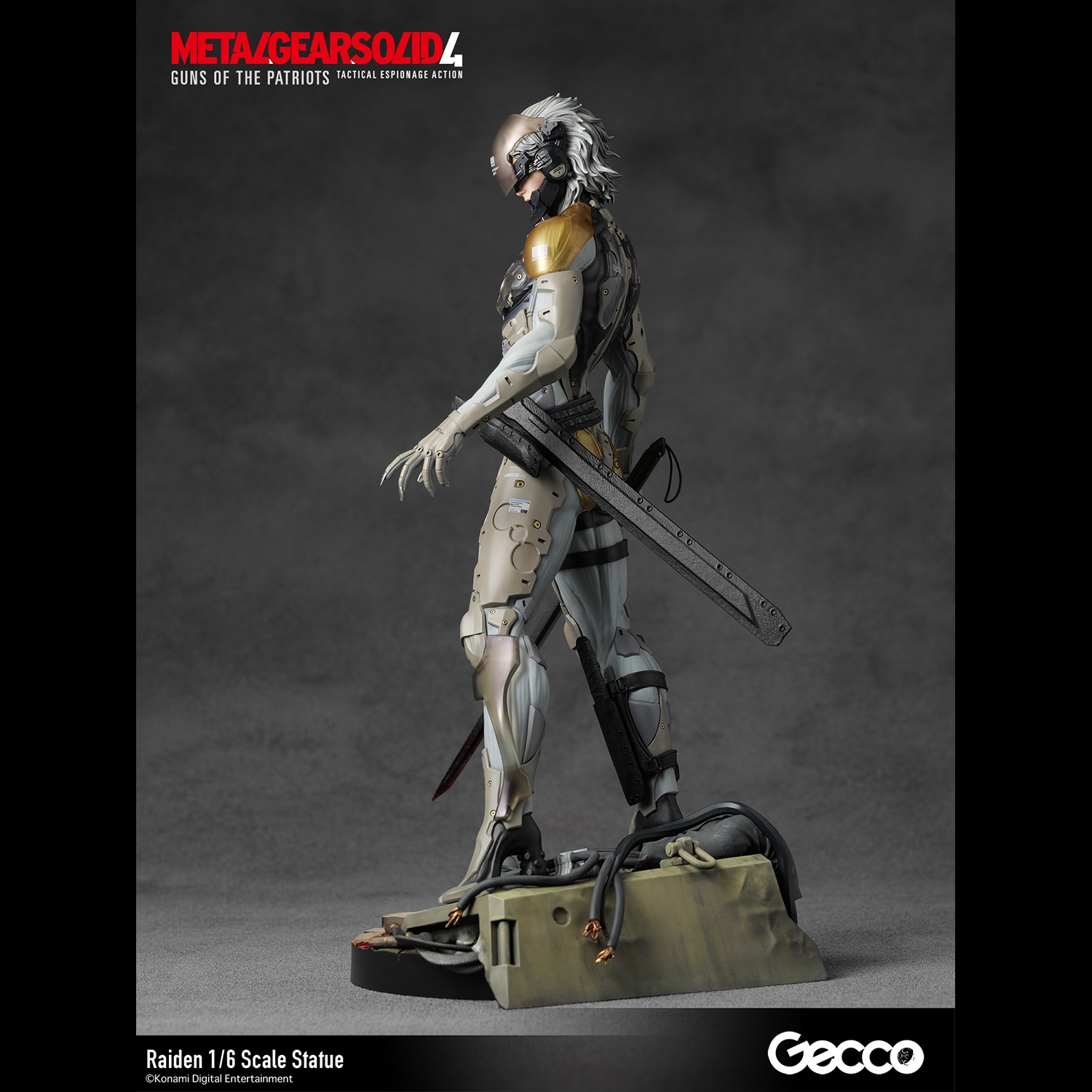 METAL GEAR SOLID 4 GUNS OF THE PATRIOTS, Raiden 1/6 Scale Statue 